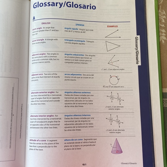 Student edition Houghton Mifflin Harcourt Geometry textbook - Picture 11 of 12